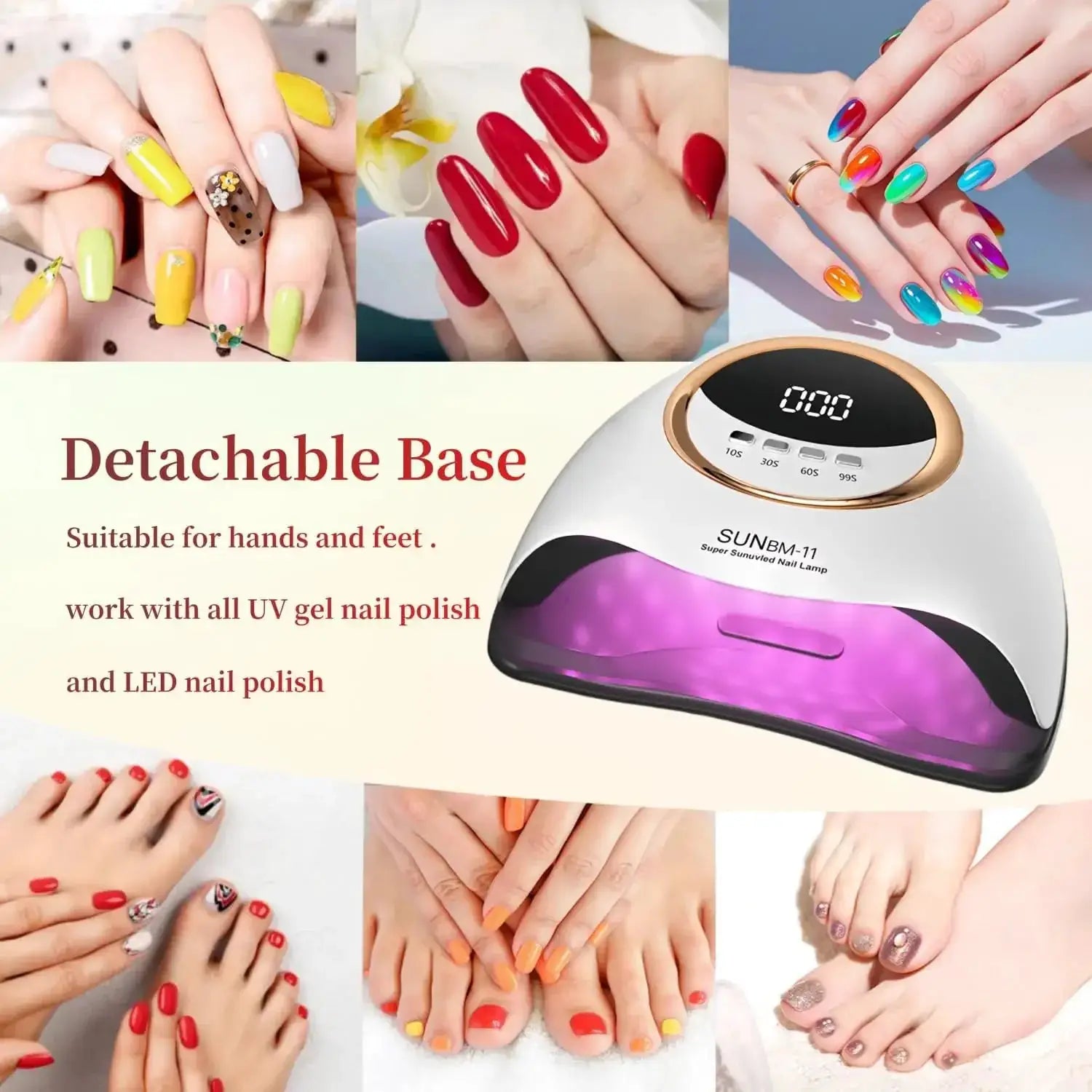Professional UV LED Nail Lamp For Fast Curing Gel Polish