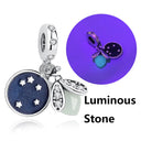 Sterling Silver Charm Firefly Butterfly