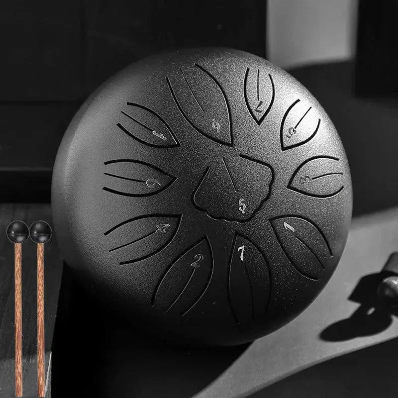 Hluru Glucophone Steel Tongue Drum 6 Inch 11 Notes C5