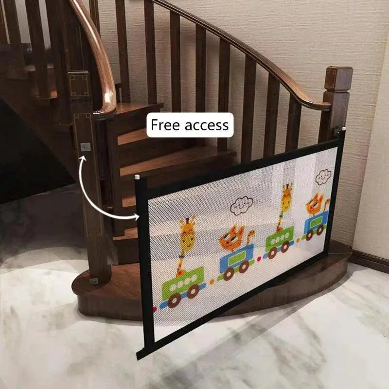 Pet Safety Gate Mesh Fence For Kids And Pets Security