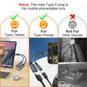 USB C OTG Adapter - 2 In 1 PD Fast Charging