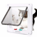Secure Dog Cat Flap Door for Busy Homes
