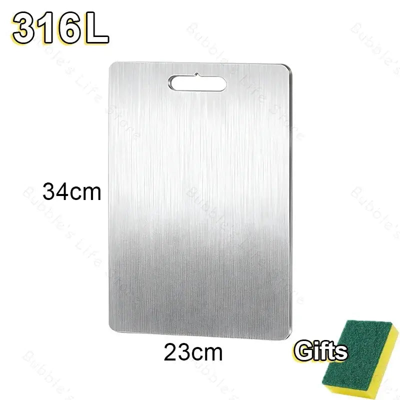 Thickened Stainless Steel Cutting Board 316L Antibacterial