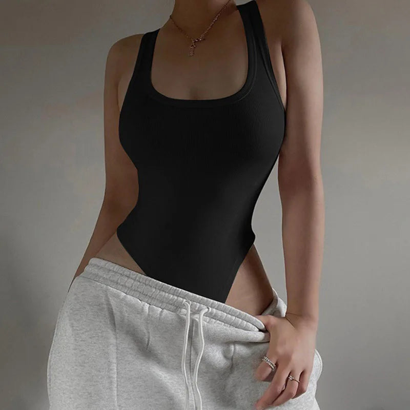 Off Shoulder Halter Bodysuit