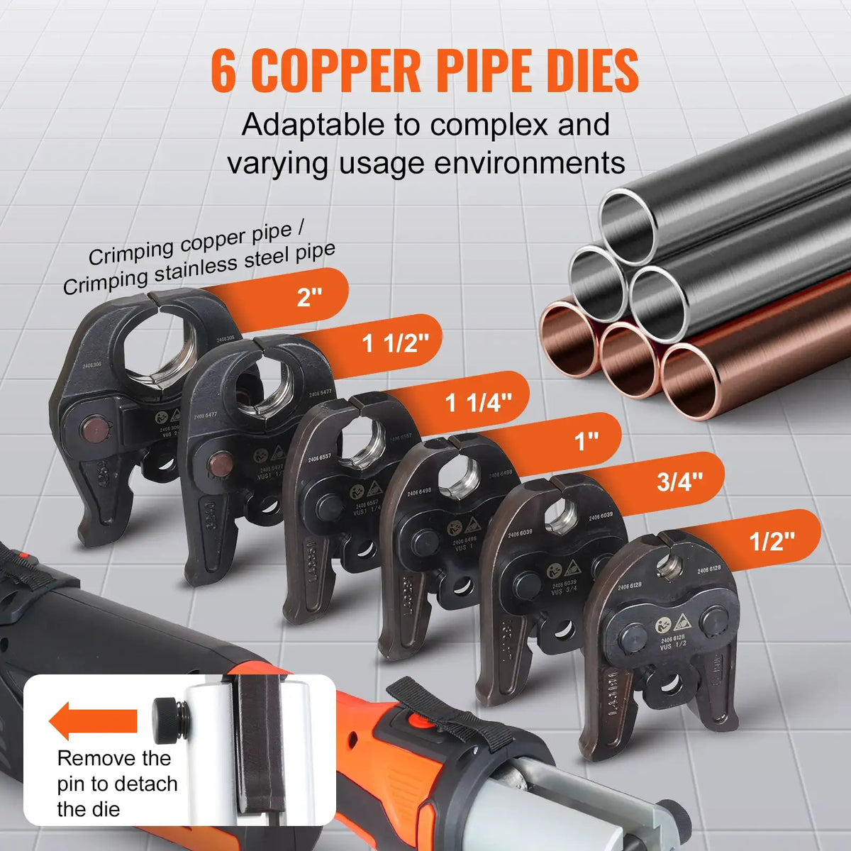 Cordless Electric Pipe Crimper — product view 2