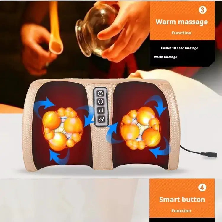 XINDU Electric Foot Massager Heating Roller with Remote Control Shiatsu Kneading Deep Tissue Muscles Daily Relax Foot Stress