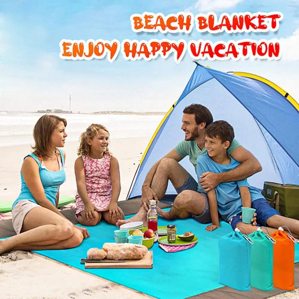 Lightweight Sand Free Waterproof Outdoor Blanket For 4 To 6
