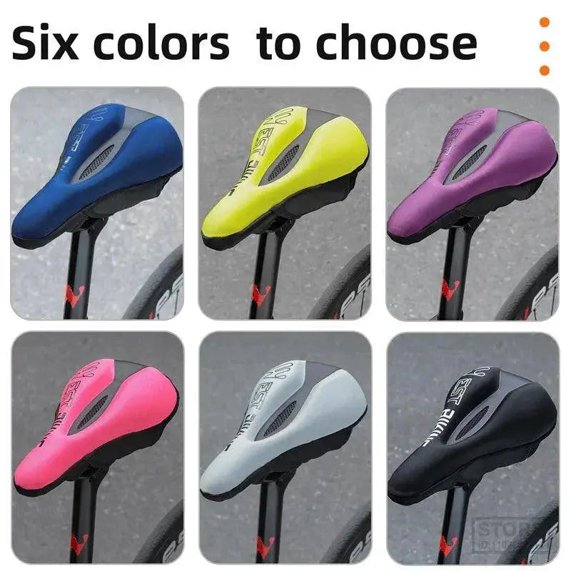 Comfortable Gel Memory Foam Bicycle Seat Cover 6 Colors