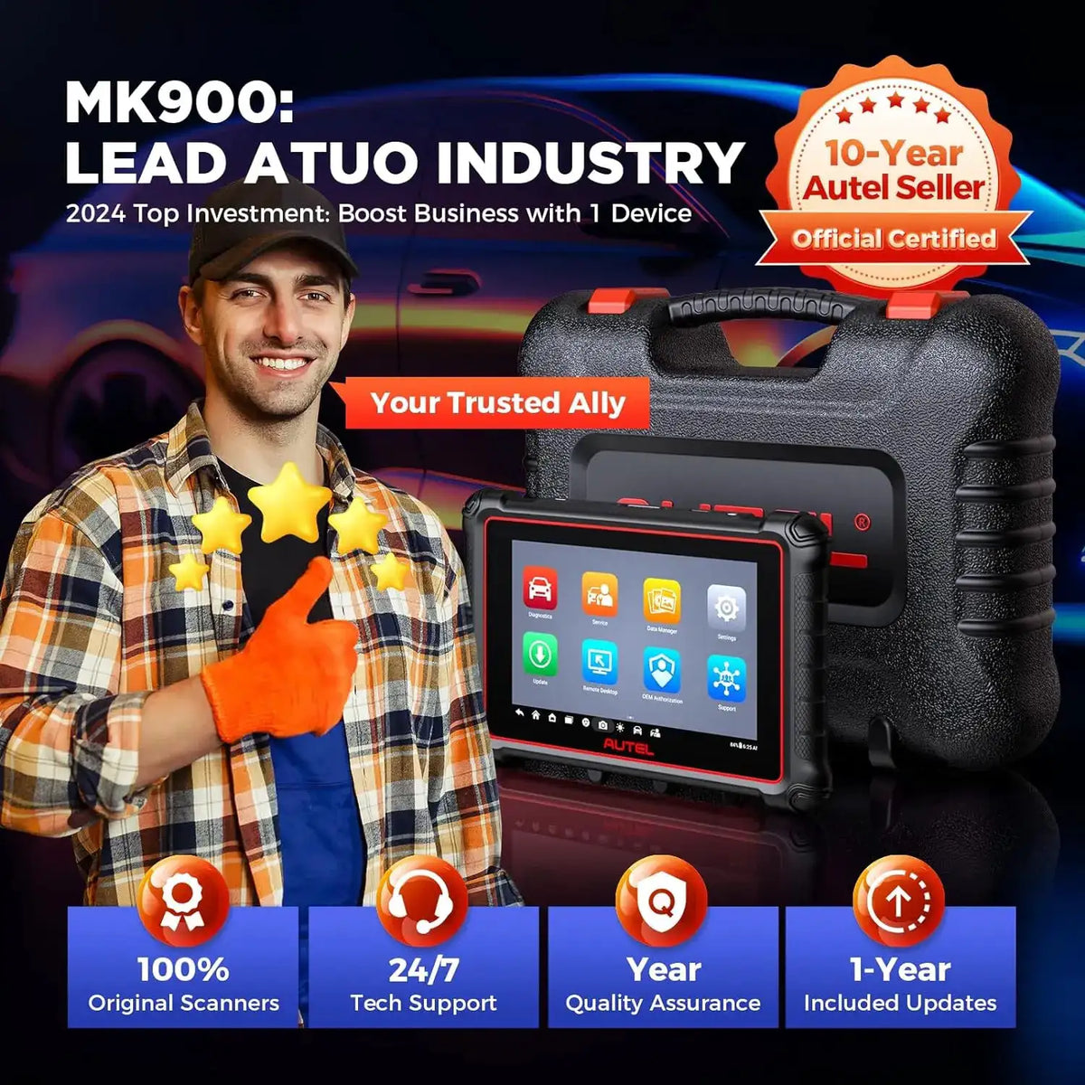 Autel Bidirectional Scan Tool Full System Scanner Diagnostic Tool — product view 6