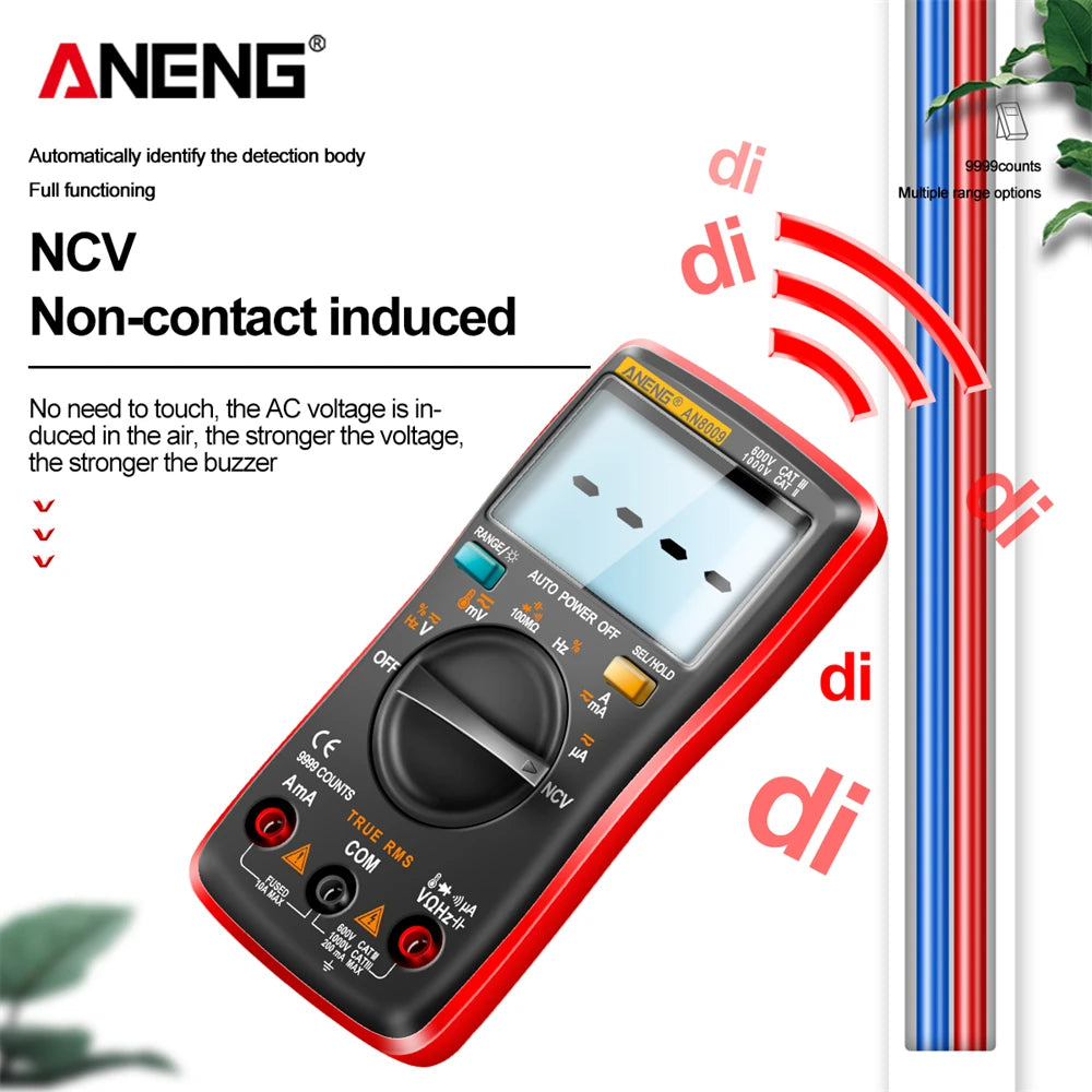 Digital Multimeter Transistor Aneng Testers