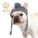 Winter Dog Knitted Hat Warm and Windproof for Stylish Pets