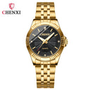 Elegant Rhinestone Stainless Steel Watches for Couples Set