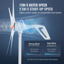 Wind Turbine Generator - 500W High Efficiency