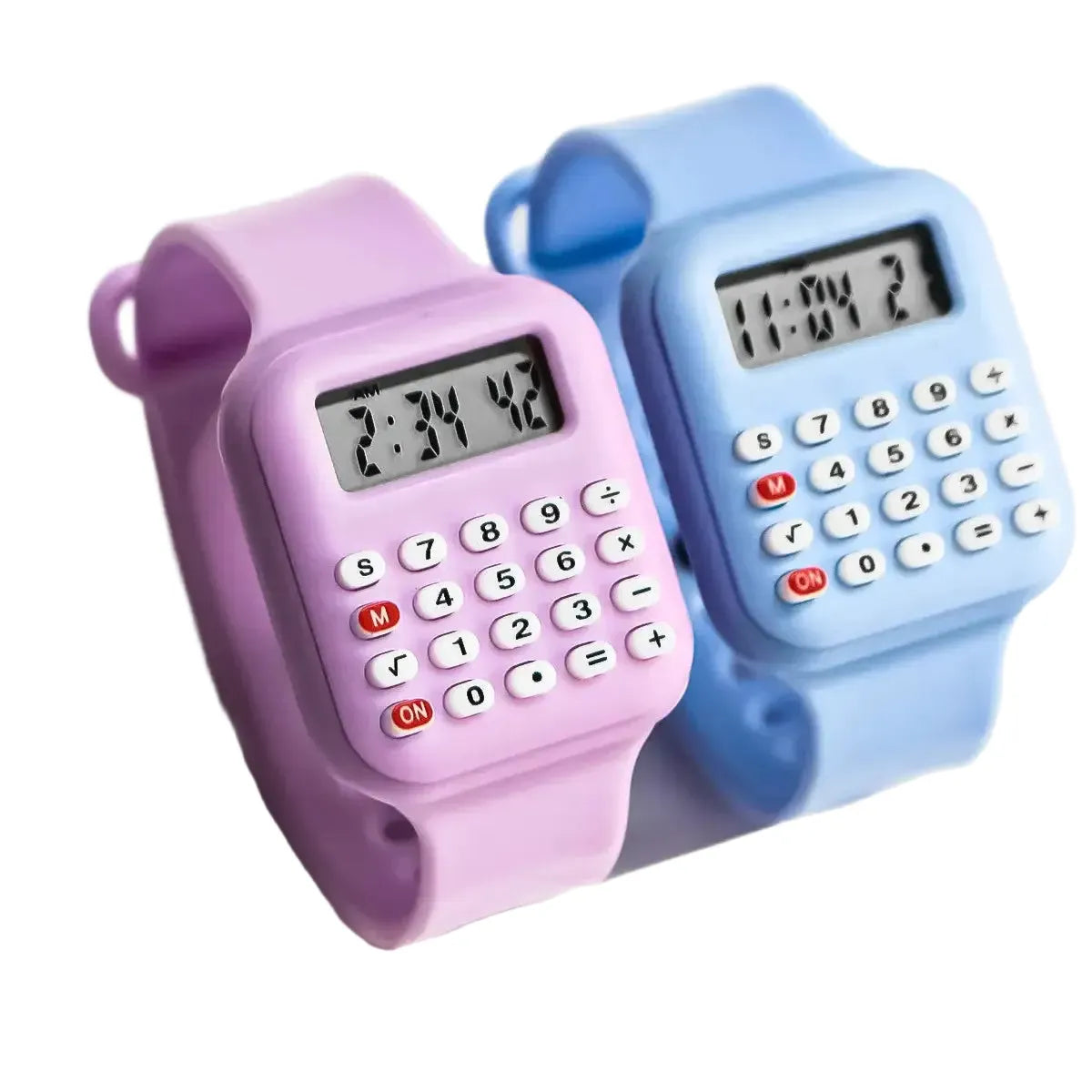 Rubber Strap Girls Calculator Watch — product view 1