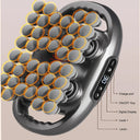 42 Roller Nodes Electric Deep Tissue Massage Roller LCD Digital Display Adjustable Speed Rechargeable Portable Full Body Massager for Foot Leg Calf Waist Buttock Neck Shoulder Muscle Pain Relief