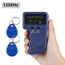 Repetitive Handheld 125KHz EM4100 RFID ID Card Copier Duplicator + 2pcs T5577 Tags