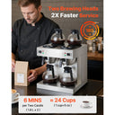 Commercial Drip Coffee Maker, Cups Coffee-Maker Carafes