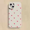 Black Love Heart Case - Durable Shockproof Cover