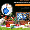 Large Collapsible Pet Bowl Portable Travel Dish for Pets