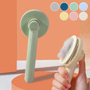 Pet Grooming Combo Self-Cleaning Slicker Dog Brush Tool