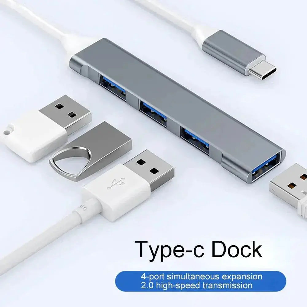 USB C Hub Multi Splitter Seamless Connectivity Upgrade Tool