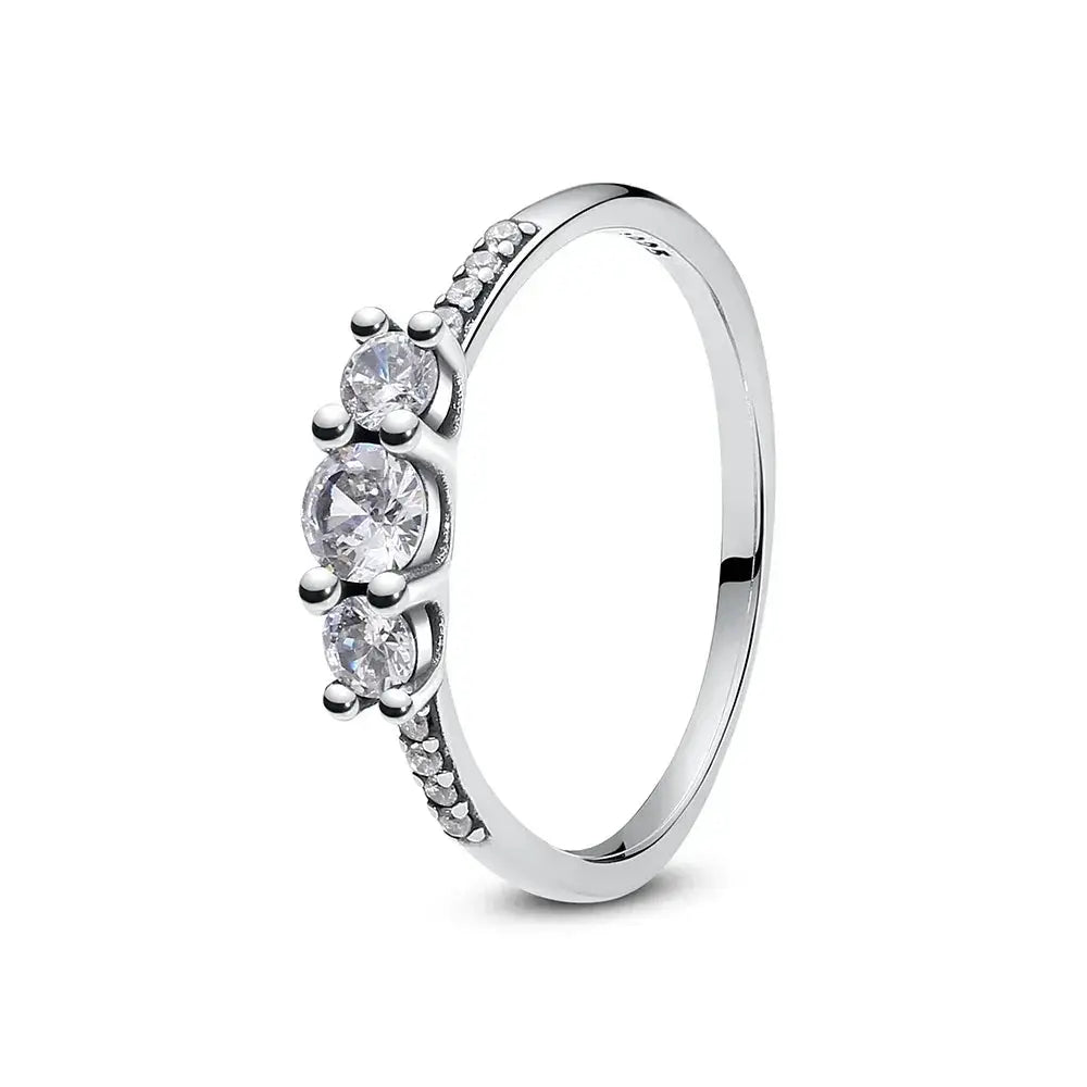 Original 925 Sterling Silver Ring For Women Luxury Jewelry