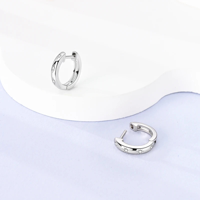 Charm Double Hoop Earrings