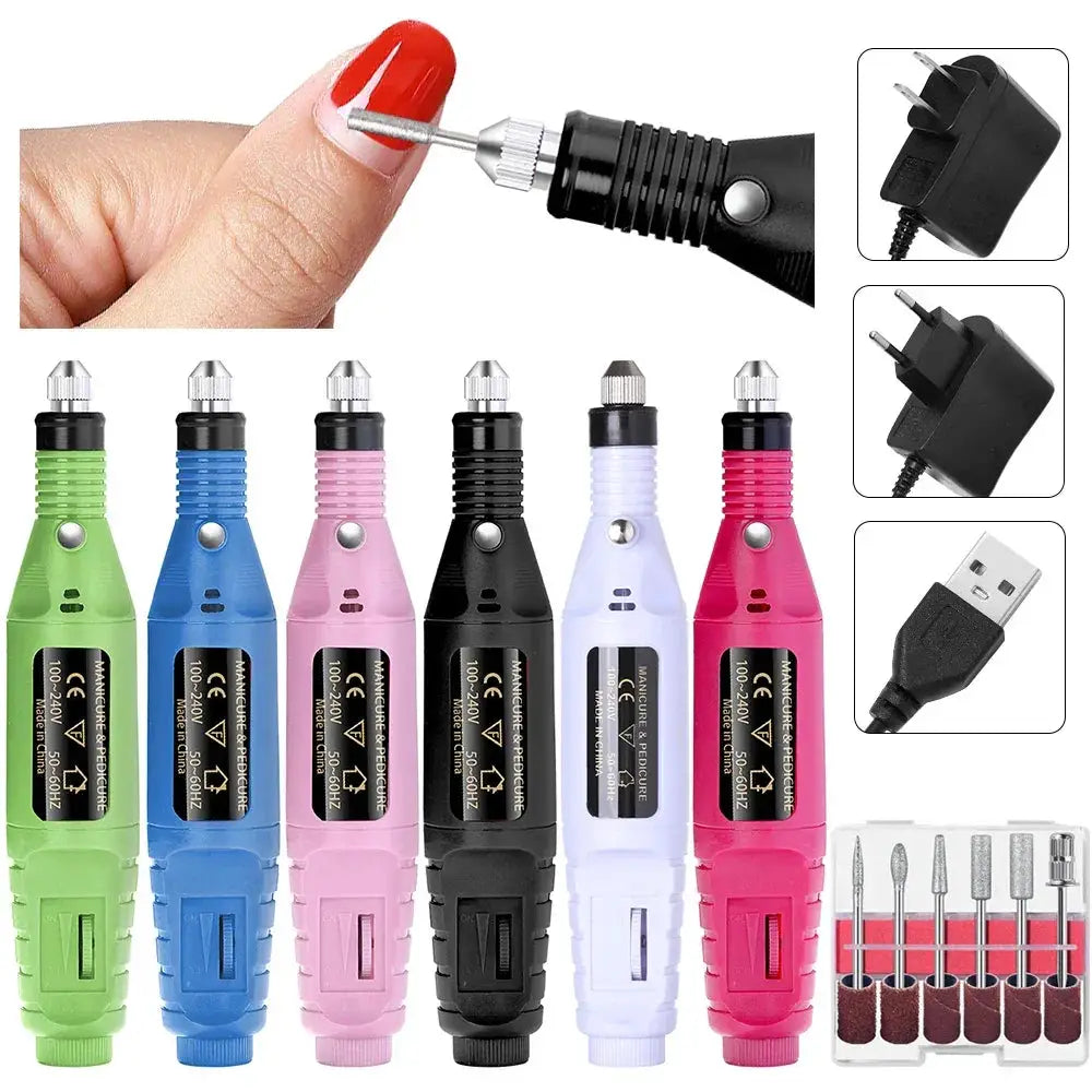 LULAA Portable Electric Nail Drill Machine for Manicure