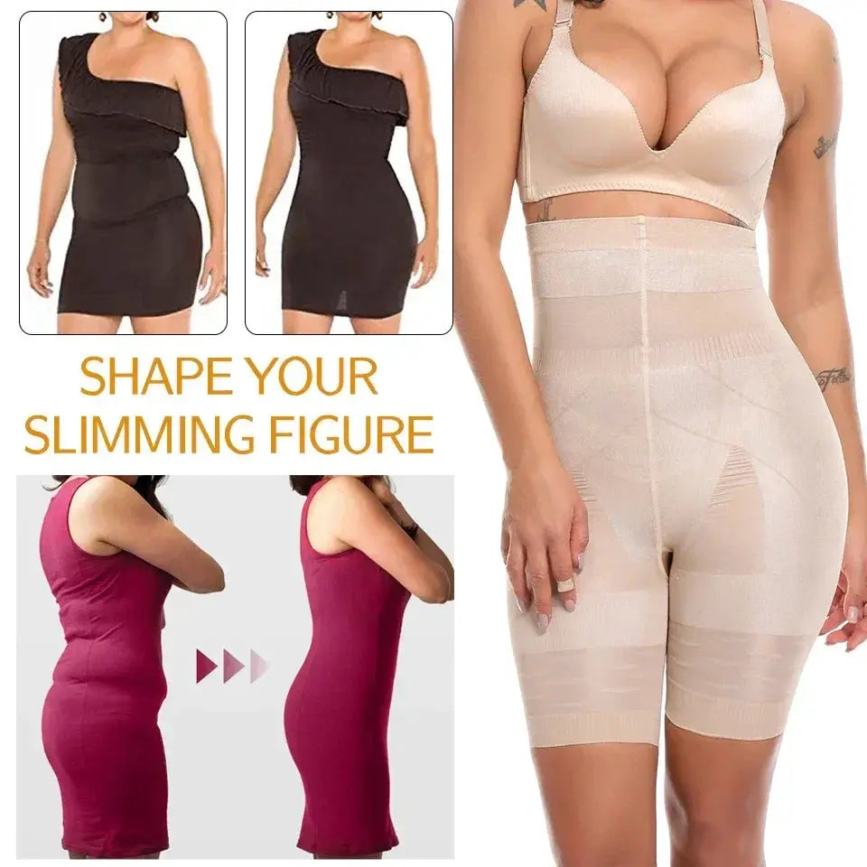 High Waist Tummy Control Body Shaper Shorts for Slimming