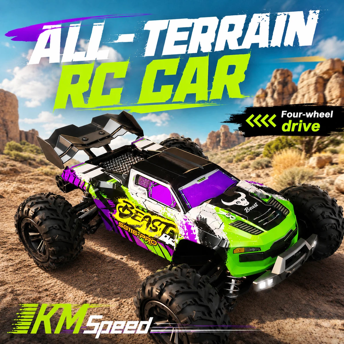 ZNLYRION RC Buggy Wheel Drive Off-Road PRO Vehicle Optional — product view 4