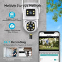 Smart 4K Outdoor PTZ Camera for Home Security Plus