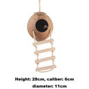 Natural Coconut Small Pet Cage And Wooden Hamster House