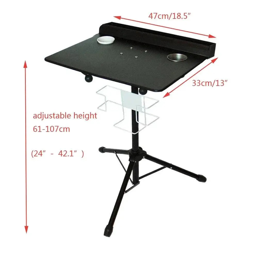 Mobile Metal Tattoos Work Station Desk Stand Adjustable New