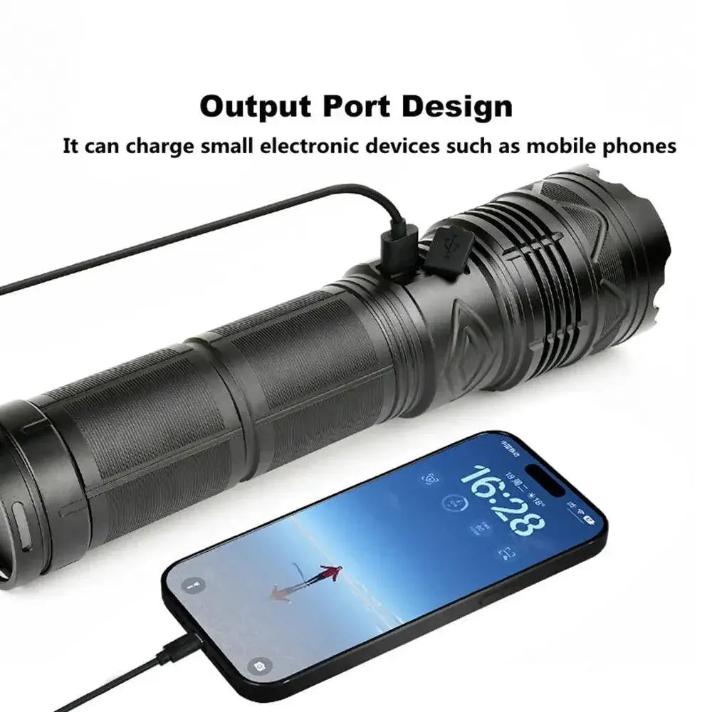 Power Up Your Adventures LED Flashlight Power Bank