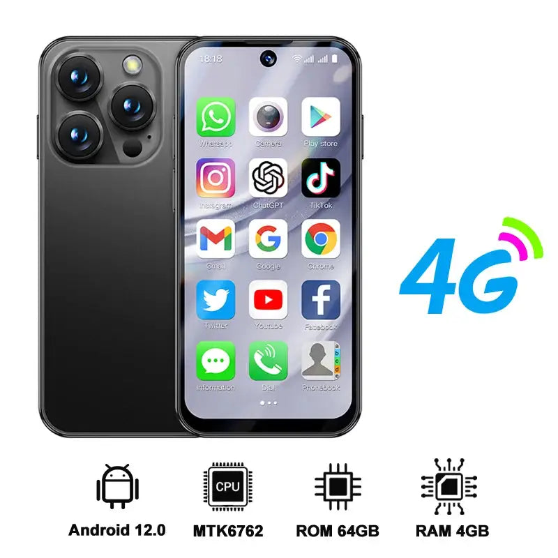 Servo - Compact Android Phone - blue RAM6G ROM128G product image