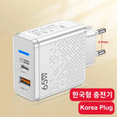GAN Usb C Charger - Dual Port Fast Global Power