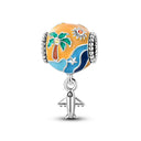 Charm Silver Plated Pendant Beads