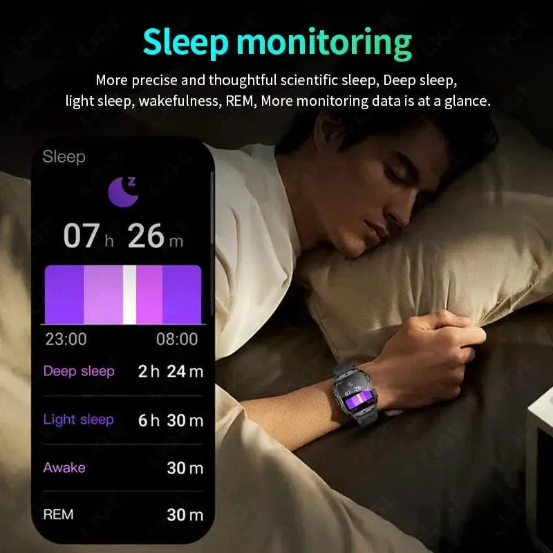 LIGE Rugged Health and Fitness Smartwatch for Active