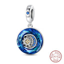 Sterling Silver Blue Crystal Life