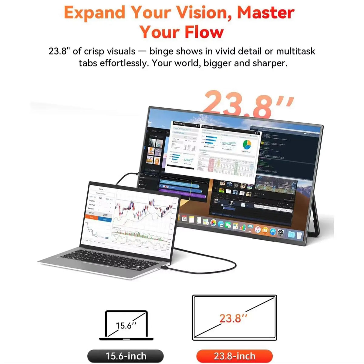 Inch Large Screen Portable Display