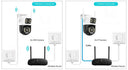 Smart Outdoor Camera 4K 8MP 360 Degree AI Tracking