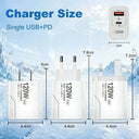 Compact GaN Charger - 120W Dual Port Fast Charge