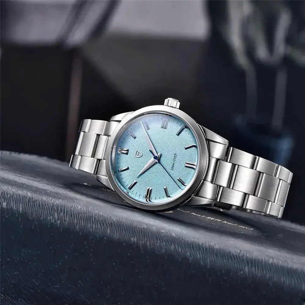 Elegant Sapphire Crystal Men's Watch With Japanese Movement