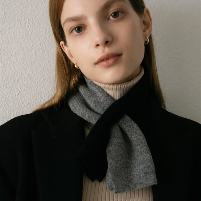 Wool Thermal Knit Winter Scarf