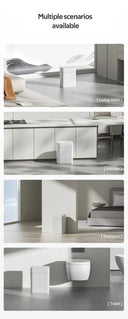 Smart Trash Can for Tight Bathrooms