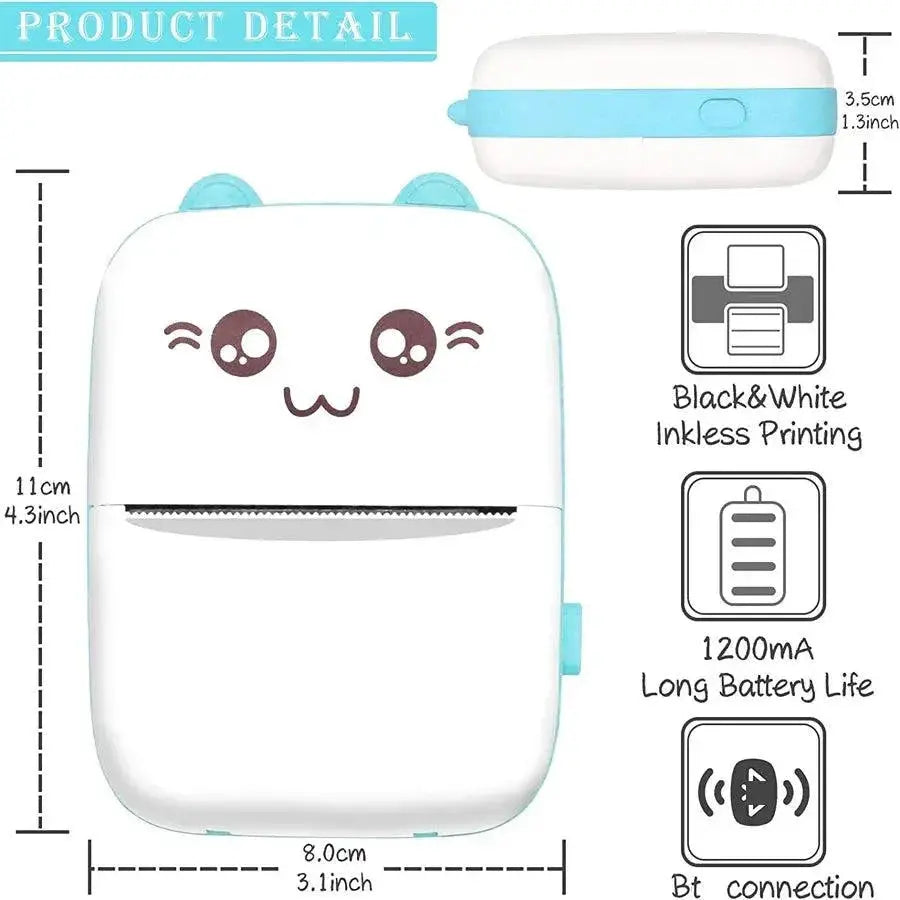 Portable Mini Photo Printer For On The Go Wireless Printing