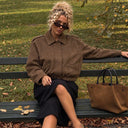 Suede Loose Leather Jacket