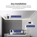 8MP WiFi Home Security Camera With Night Vision And Audio
