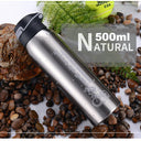 500ML Insulated Stainless Steel Cycling Water Bottle with Straw