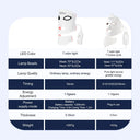 Silicone LED Mask With Neck 7 Color Photon Red Infrared Therapy For Radiant Skin